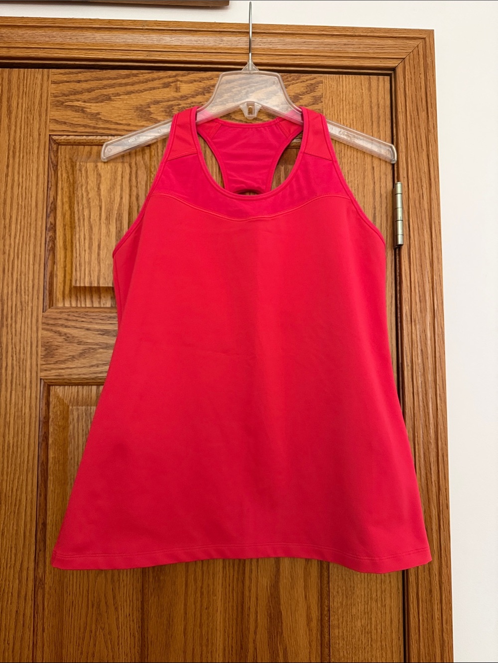 Bright Pink Racerback Women's Athletic Tank Top